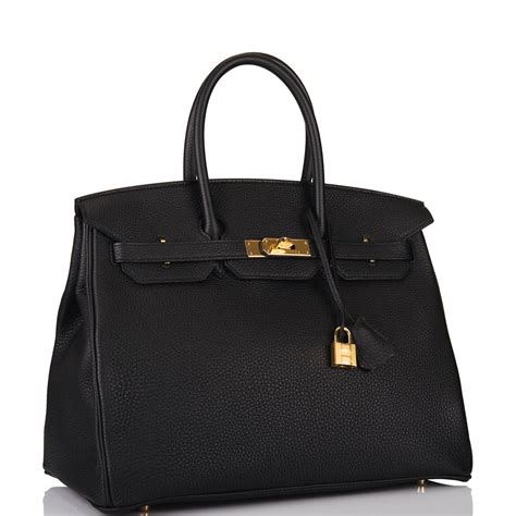 black birkin 35 gold hardware